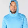 Sudadera con capucha para hombre Force Sun Defender UPF 50+, ligera, con manguitos largos y transpirable - Sudaderas con capucha de protección solar