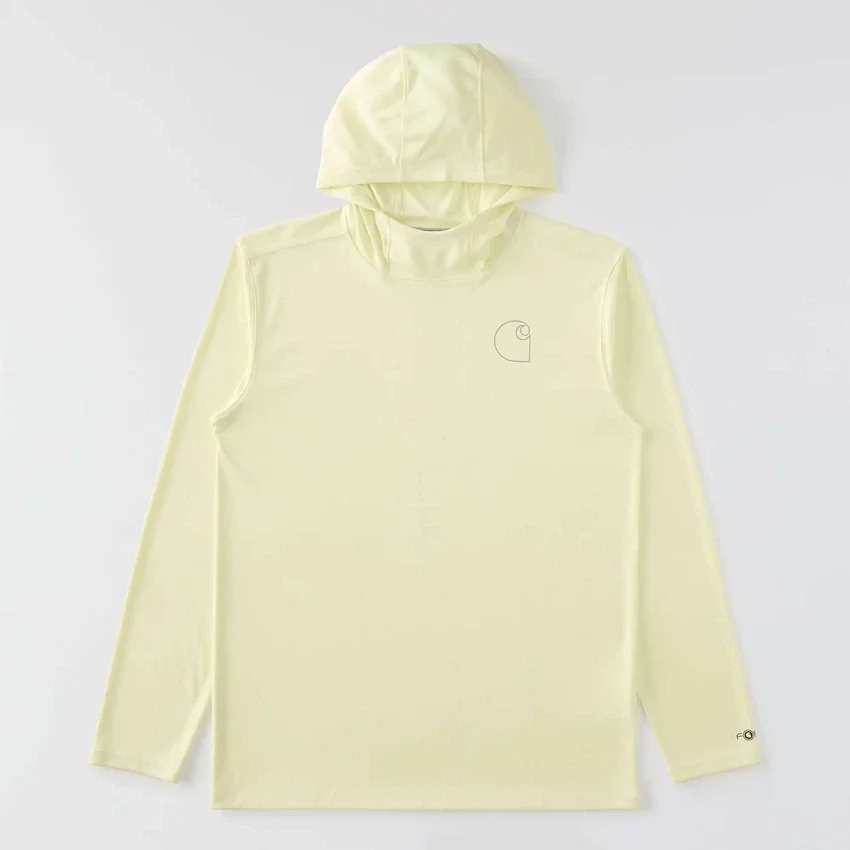 Sudadera con capucha para hombre Force Sun Defender UPF 50+, ligera, con manguitos largos y transpirable - Sudaderas con capucha de protección solar