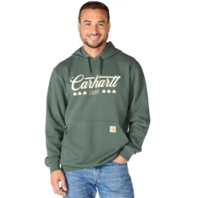 Sudadera con capucha para hombre Marquette con estampado de trébol - Sudadera del Día de San Patricio