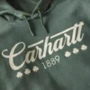 Sudadera con capucha para hombre Marquette con estampado de trébol - Sudadera del Día de San Patricio