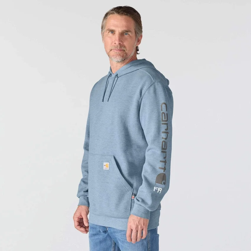 Sudadera con capucha para hombre Marquette Force Logo - Sudaderas con capucha ignífugas