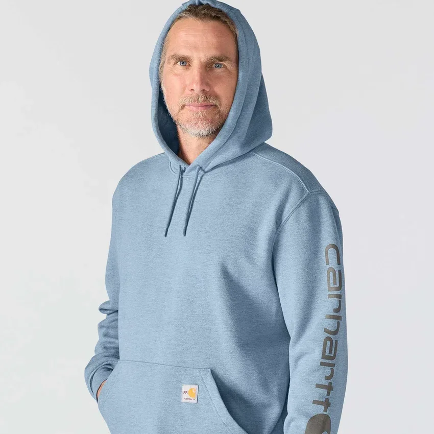 Sudadera con capucha para hombre Marquette Force Logo - Sudaderas con capucha ignífugas