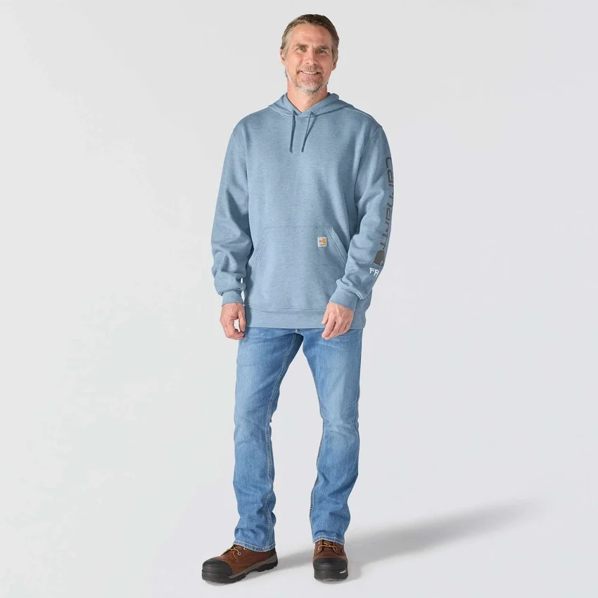 Sudadera con capucha para hombre Marquette Force Logo - Sudaderas con capucha ignífugas