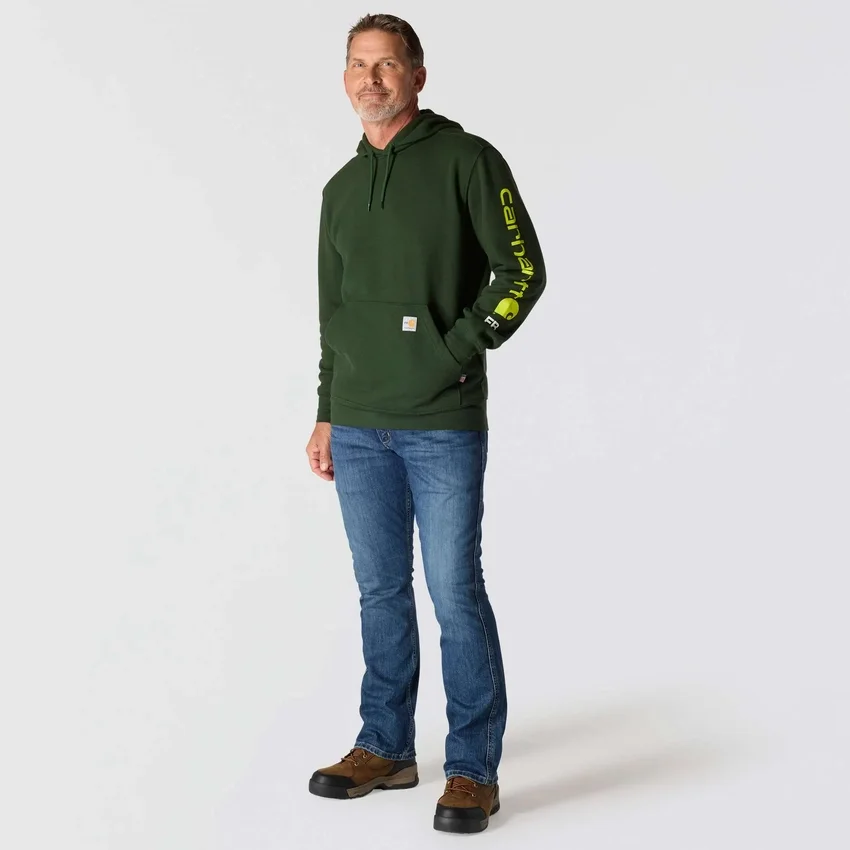 Sudadera con capucha para hombre Marquette Force Logo - Sudaderas con capucha ignífugas