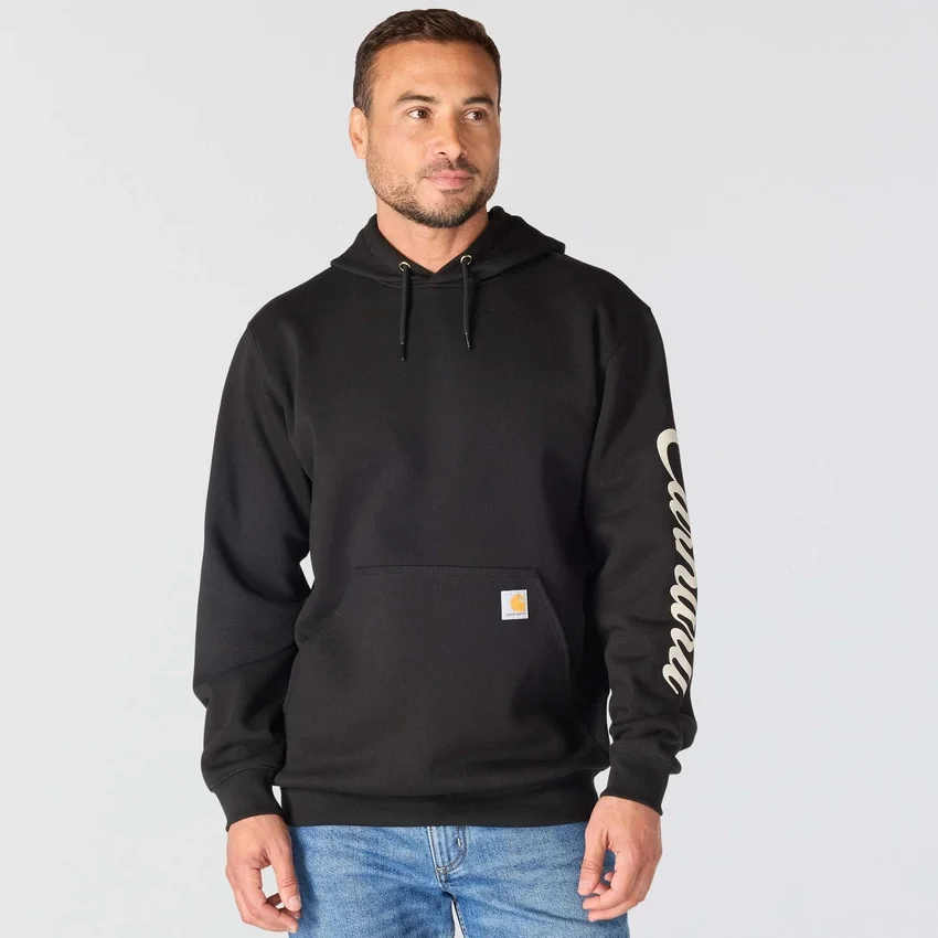 Sudadera con capucha para hombre «Marquette Shamrock Script» - Sudadera del Día de San Patricio