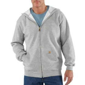 Sudadera con capucha y cremallera completa de corte holgado Marquette para hombre