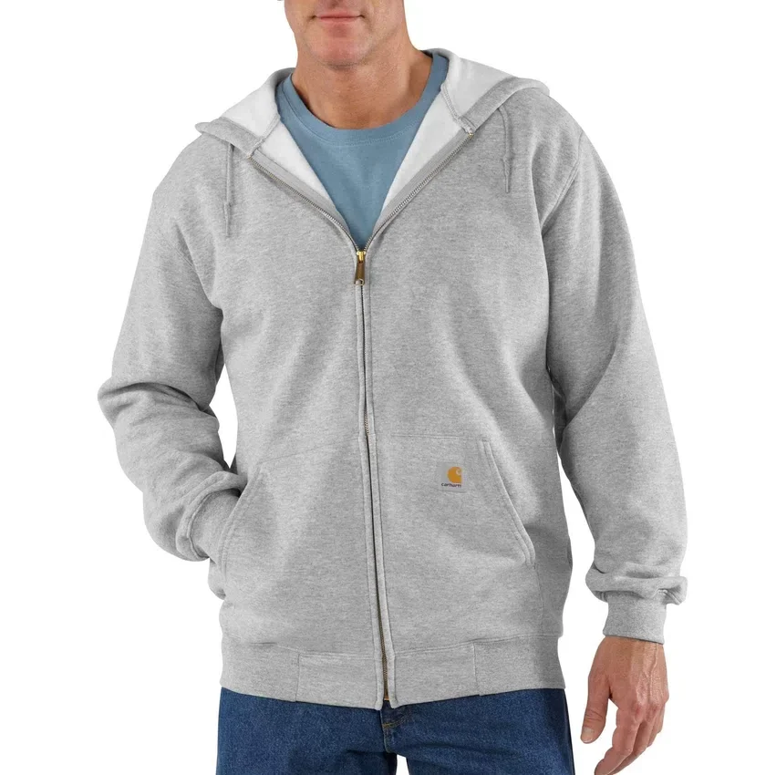 Sudadera con capucha y cremallera completa de corte holgado Marquette para hombre