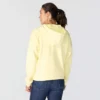 Sudadera con capucha y cremallera completa de Tencel™ ligera para mujer