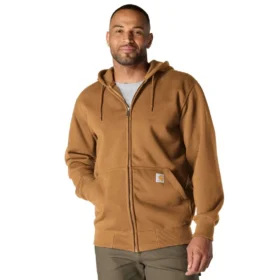 Sudadera con capucha y cremallera completa Paxton para hombre, de tejido grueso y repelente al agua - Sudaderas con capucha Rain Defender de carhartt