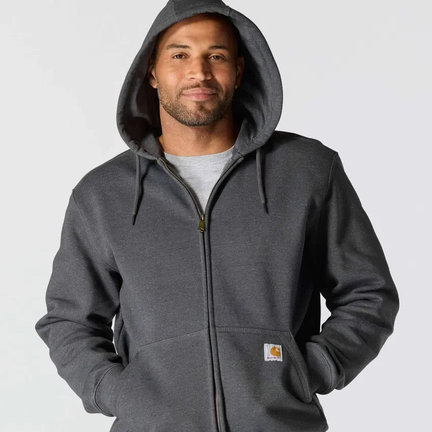 Sudadera con capucha y cremallera completa Paxton para hombre, de tejido grueso y repelente al agua - Sudaderas con capucha Rain Defender de carhartt
