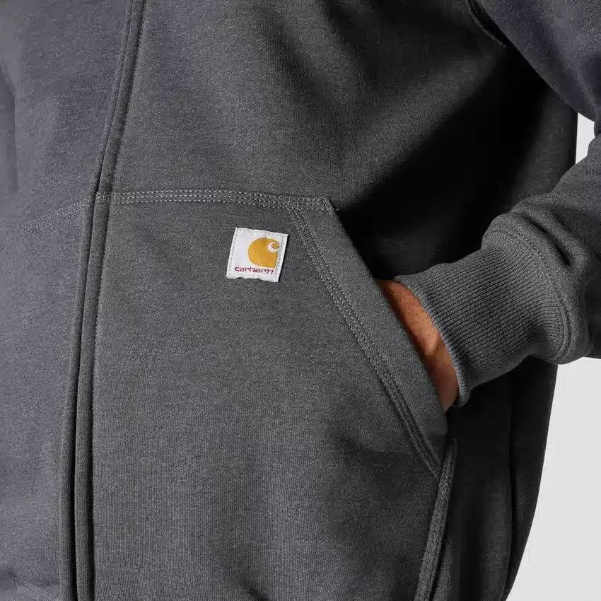 Sudadera con capucha y cremallera completa Paxton para hombre, de tejido grueso y repelente al agua - Sudaderas con capucha Rain Defender de carhartt