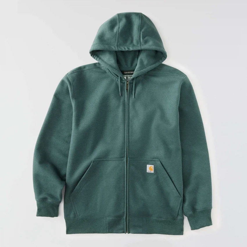Sudadera con capucha y cremallera completa Paxton para hombre, de tejido grueso y repelente al agua - Sudaderas con capucha Rain Defender de carhartt