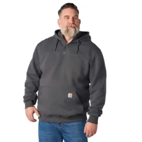 Sudadera con capucha y cremallera de un cuarto de Paxton para hombre, resistente e impermeable - Sudaderas con capucha Rain Defender de carhartt