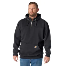 Sudadera con capucha y cremallera de un cuarto de Paxton para hombre, resistente e impermeable - Sudaderas con capucha Rain Defender de carhartt