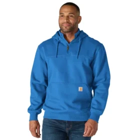 Sudadera con capucha y cremallera de un cuarto de Paxton para hombre, resistente e impermeable - Sudaderas con capucha Rain Defender de carhartt