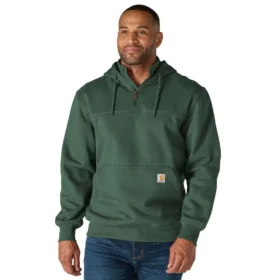 Sudadera con capucha y cremallera de un cuarto de Paxton para hombre, resistente e impermeable - Sudaderas con capucha Rain Defender de carhartt
