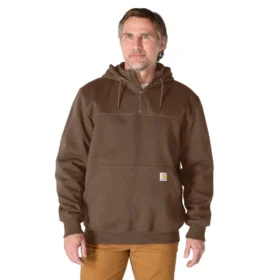Sudadera con capucha y cremallera de un cuarto de Paxton para hombre, resistente e impermeable - Sudaderas con capucha Rain Defender de carhartt