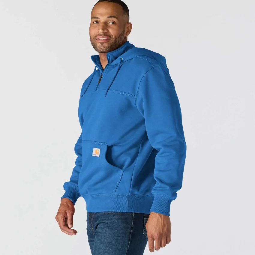Sudadera con capucha y cremallera de un cuarto de Paxton para hombre, resistente e impermeable - Sudaderas con capucha Rain Defender de carhartt