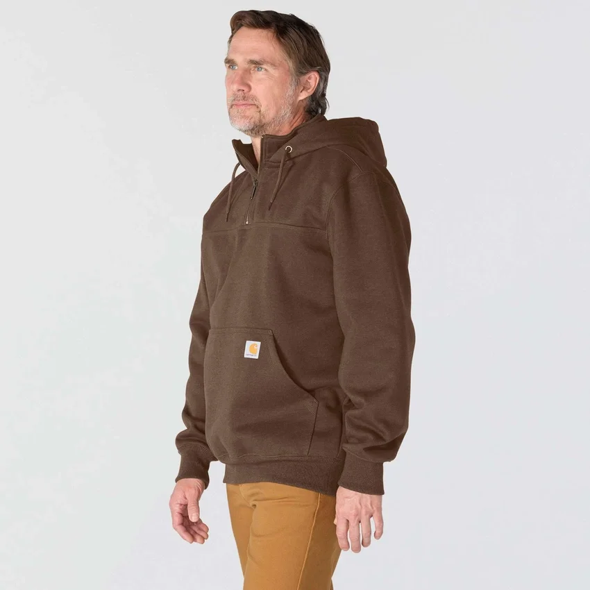 Sudadera con capucha y cremallera de un cuarto de Paxton para hombre, resistente e impermeable - Sudaderas con capucha Rain Defender de carhartt