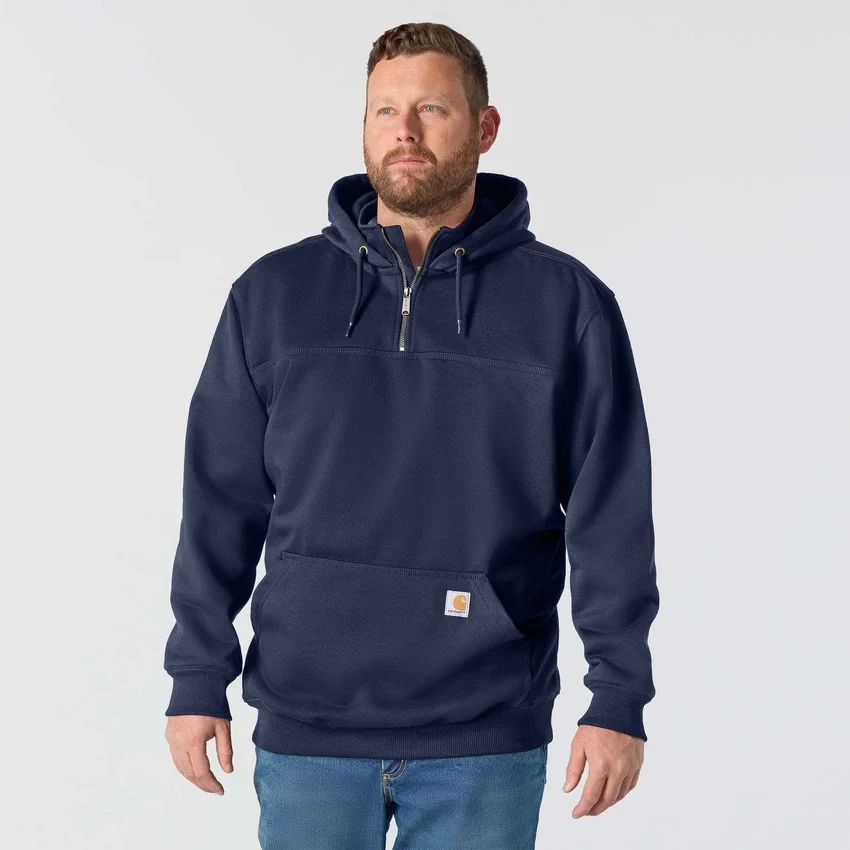 Sudadera con capucha y cremallera de un cuarto de Paxton para hombre, resistente e impermeable - Sudaderas con capucha Rain Defender de carhartt