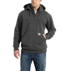 Sudadera con capucha y cremallera de un cuarto de Paxton para hombre, resistente e impermeable – Sudaderas con capucha Rain Defender de carhartt