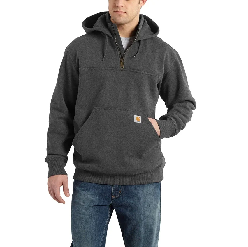 Sudadera con capucha y cremallera de un cuarto de Paxton para hombre, resistente e impermeable - Sudaderas con capucha Rain Defender de carhartt