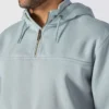Sudadera con capucha y cremallera de un cuarto de Paxton para hombre, resistente e impermeable - Sudaderas con capucha Rain Defender de carhartt