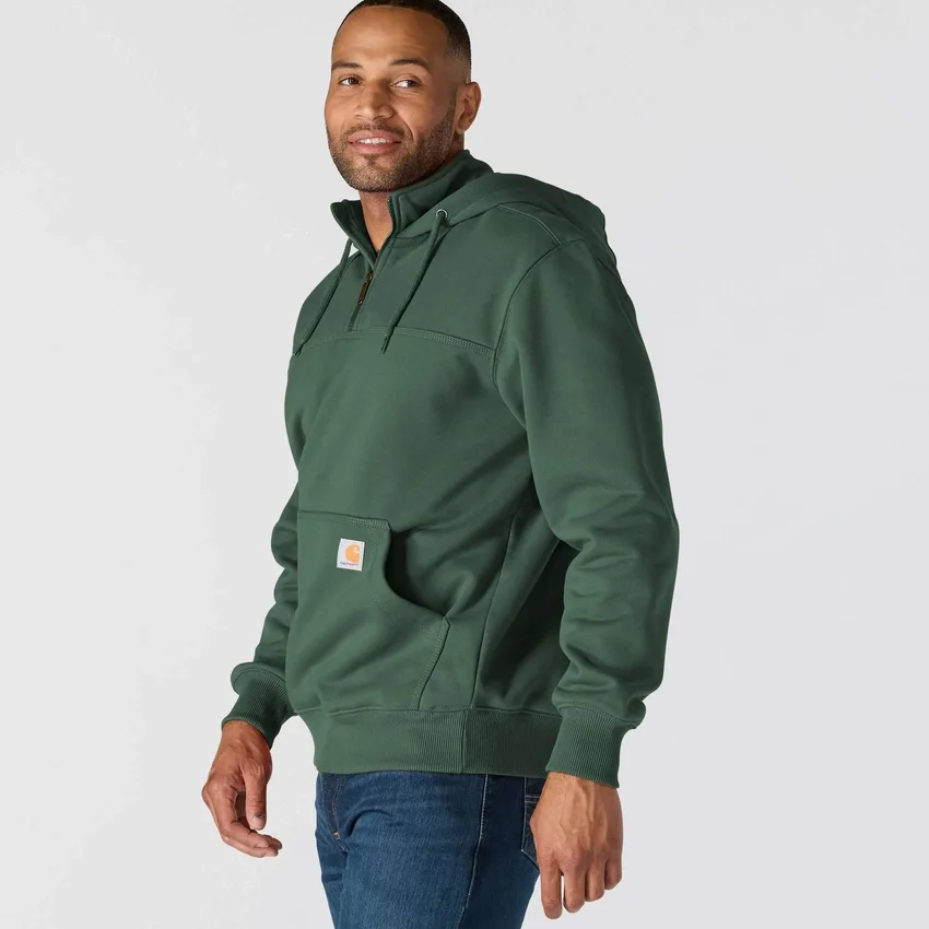Sudadera con capucha y cremallera de un cuarto de Paxton para hombre, resistente e impermeable - Sudaderas con capucha Rain Defender de carhartt