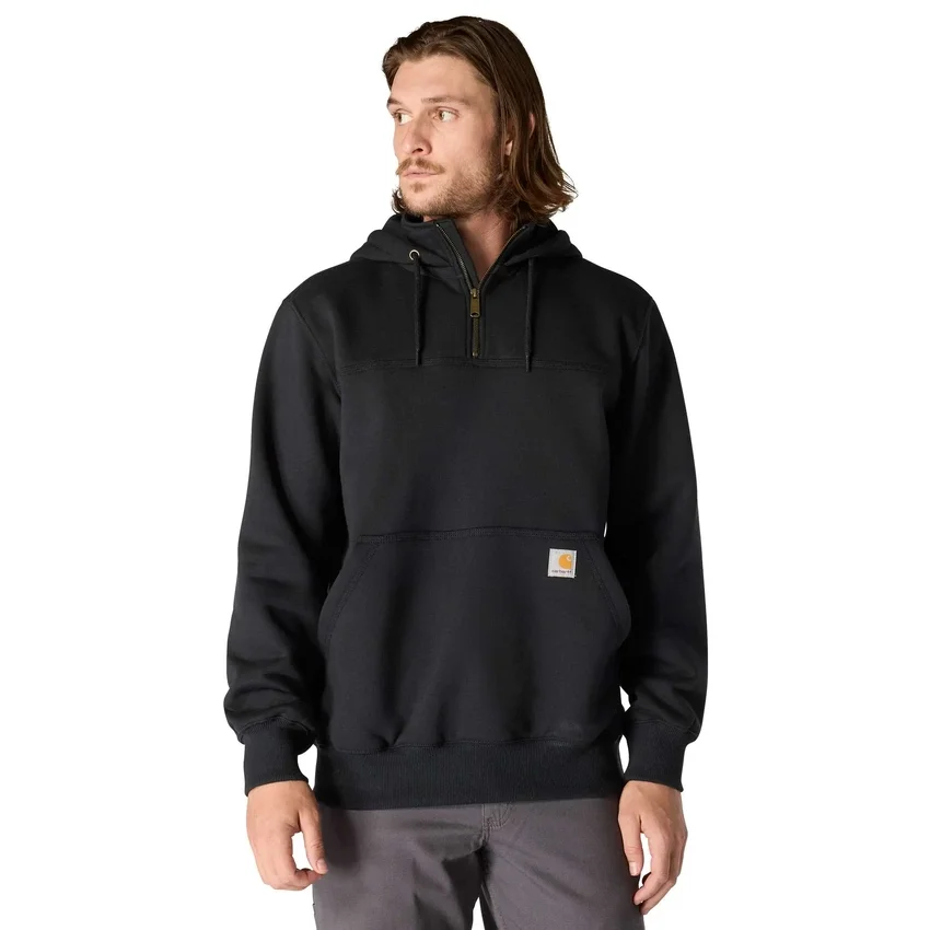 Sudadera con capucha y cremallera de un cuarto de Paxton para hombre, resistente e impermeable - Sudaderas con capucha Rain Defender de carhartt
