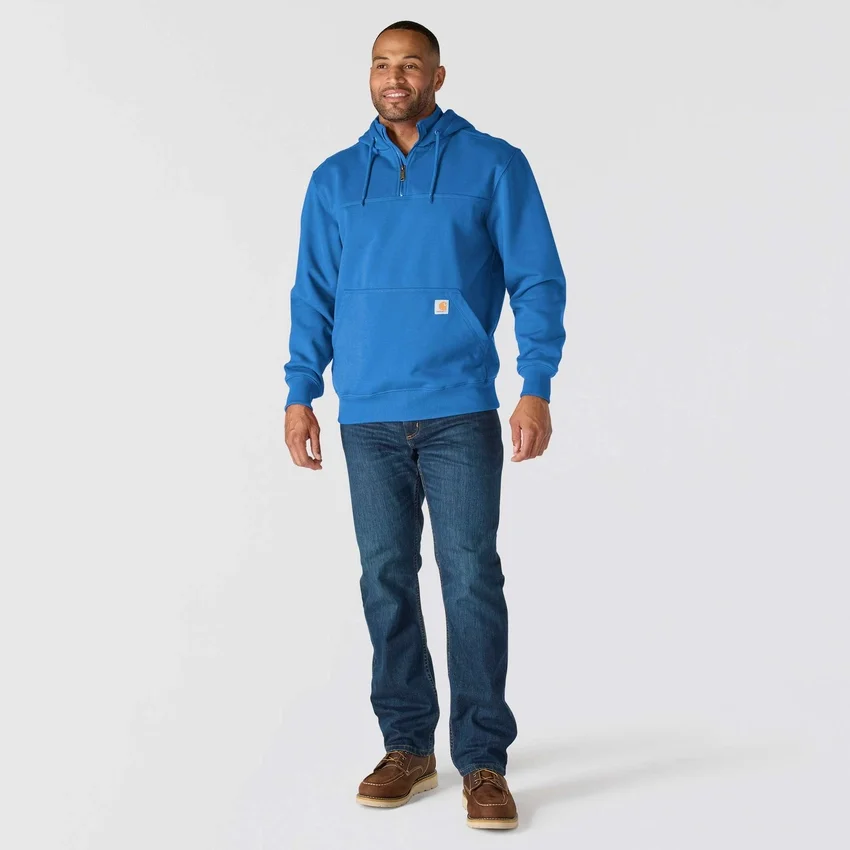 Sudadera con capucha y cremallera de un cuarto de Paxton para hombre, resistente e impermeable - Sudaderas con capucha Rain Defender de carhartt