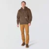 Sudadera con capucha y cremallera de un cuarto de Paxton para hombre, resistente e impermeable - Sudaderas con capucha Rain Defender de carhartt