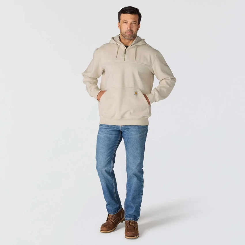 Sudadera con capucha y cremallera de un cuarto de Paxton para hombre, resistente e impermeable - Sudaderas con capucha Rain Defender de carhartt