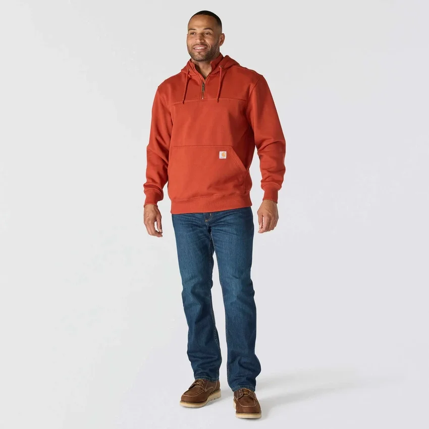 Sudadera con capucha y cremallera de un cuarto de Paxton para hombre, resistente e impermeable - Sudaderas con capucha Rain Defender de carhartt