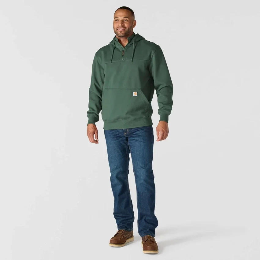 Sudadera con capucha y cremallera de un cuarto de Paxton para hombre, resistente e impermeable - Sudaderas con capucha Rain Defender de carhartt