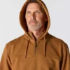 Sudadera con capucha y cremallera de un cuarto de Paxton para hombre, resistente e impermeable - Sudaderas con capucha Rain Defender de carhartt