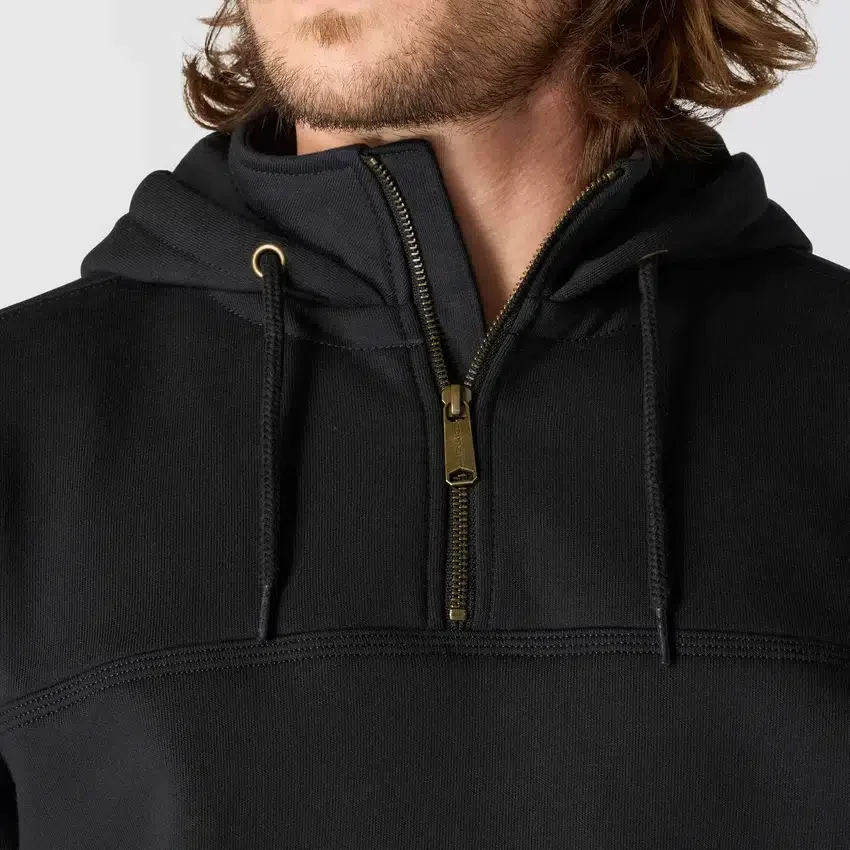 Sudadera con capucha y cremallera de un cuarto de Paxton para hombre, resistente e impermeable - Sudaderas con capucha Rain Defender de carhartt