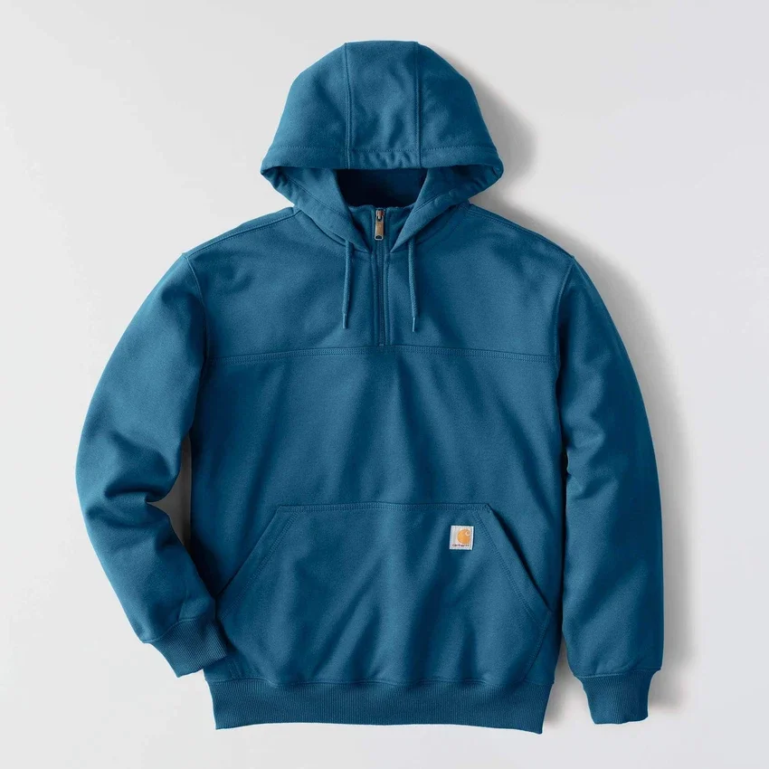 Sudadera con capucha y cremallera de un cuarto de Paxton para hombre, resistente e impermeable - Sudaderas con capucha Rain Defender de carhartt
