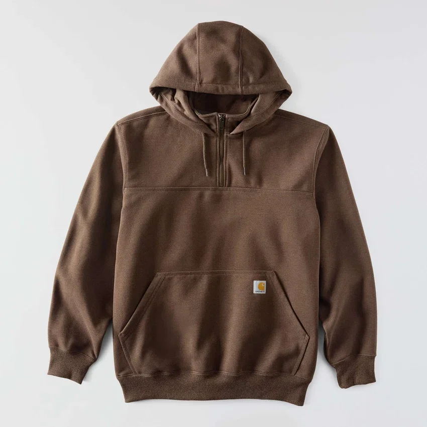 Sudadera con capucha y cremallera de un cuarto de Paxton para hombre, resistente e impermeable - Sudaderas con capucha Rain Defender de carhartt