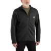 Sudadera con capucha y cremallera para hombre Force, con forro polar y tecnología de absorción de la humedad