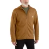 Sudadera con capucha y cremallera para hombre Force, con forro polar y tecnología de absorción de la humedad