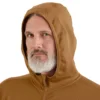 Sudadera con capucha y cremallera para hombre Force, con forro polar y tecnología de absorción de la humedad