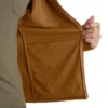Sudadera con capucha y cremallera para hombre Force, con forro polar y tecnología de absorción de la humedad