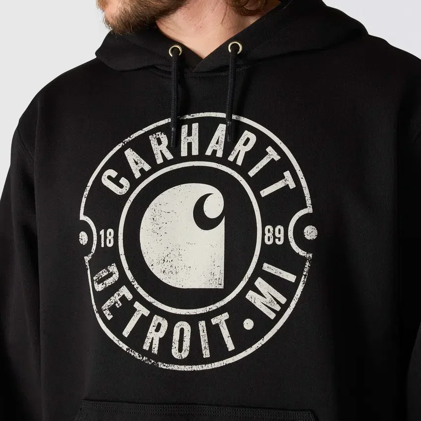 Sudadera con capucha y estampado «Marquette Detroit» para hombre