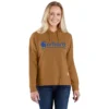 Sudadera con capucha y estampado para mujer, de Tencel ligero y corte holgado