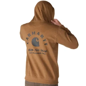 Sudadera con capucha y estampado Sawyer Work para hombre