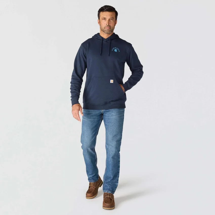 Sudadera con capucha y estampado Sawyer Work para hombre