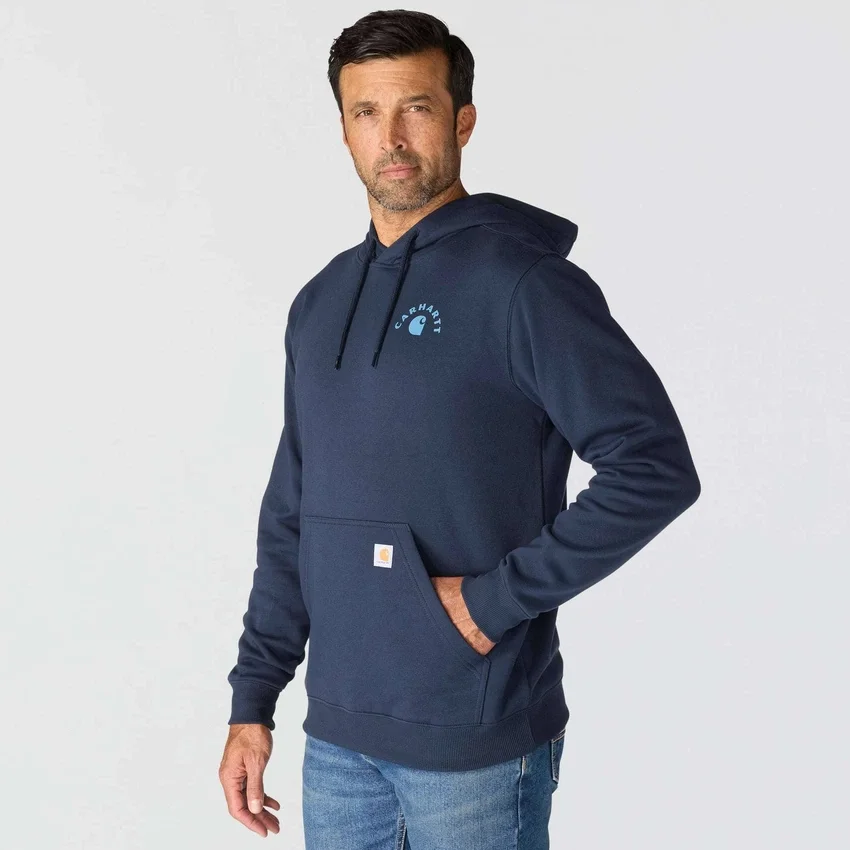 Sudadera con capucha y estampado Sawyer Work para hombre