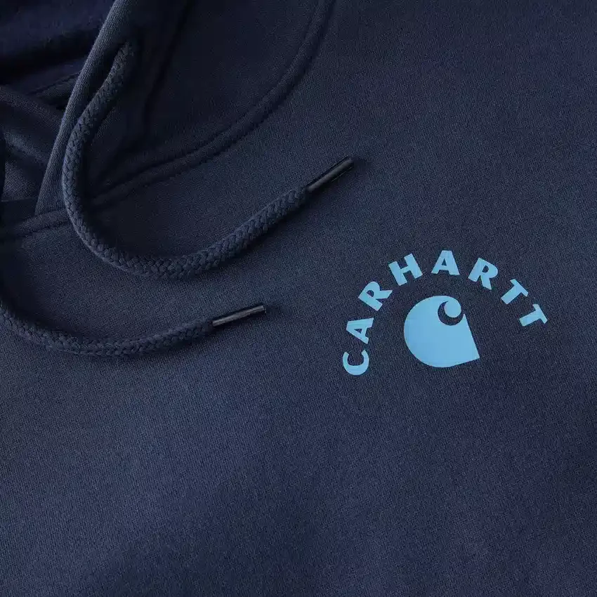 Sudadera con capucha y estampado Sawyer Work para hombre