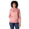 Sudadera con capucha y logotipo de Clarksburg para mujer, de corte holgado y forrada de forro polar