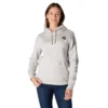 Sudadera con capucha y logotipo de Clarksburg para mujer, de corte holgado y forrada de forro polar